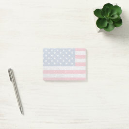 Patriotische amerikanische Flagge Post-it Klebezettel