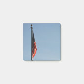 Patriotische amerikanische Flagge Post-it Klebezettel (Vorderseite)