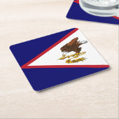 Patriotische amerikanische Flagge Rechteckiger Pappuntersetzer (angewinkelt)