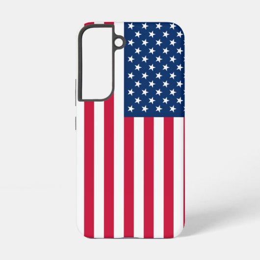 Patriotische amerikanische Flagge Samsung Galaxy Hülle (Rückseite)
