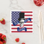 Patriotische amerikanische Flagge Serviette (Beispiel)