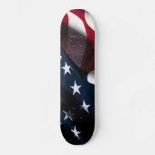 Patriotische amerikanische Flagge Skateboard (Vorderseite)