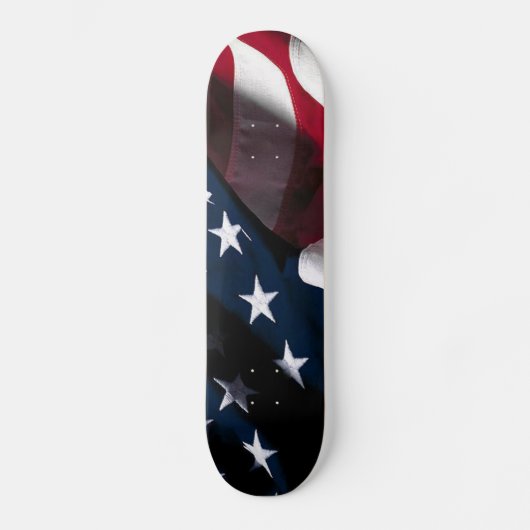 Patriotische amerikanische Flagge Skateboard (Vorderseite)