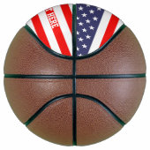 Patriotische amerikanische Flagge Sonderbasketball Basketball (Rechts)