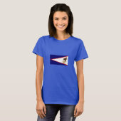 Patriotische amerikanische Flagge T-Shirt (Vorne ganz)