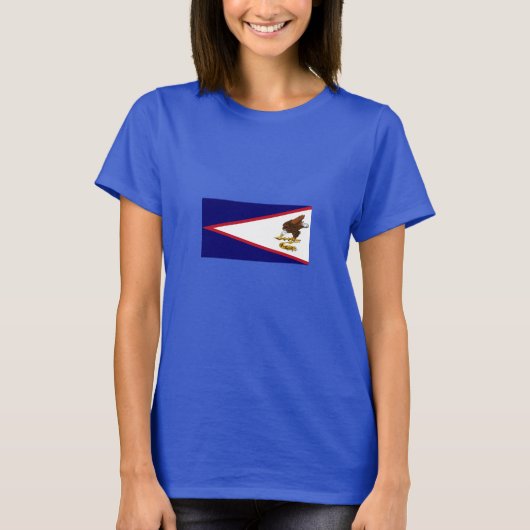 Patriotische amerikanische Flagge T-Shirt (Vorderseite)