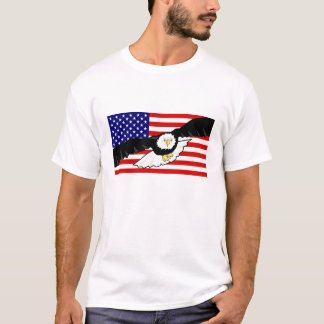 Patriotische amerikanische Flagge T-Shirt