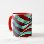 Patriotische amerikanische Flagge Tasse (Vorderseite Links)