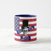Patriotische amerikanische Flagge Tasse (Zentrum)