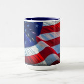 Patriotische amerikanische Flagge Tasse (Zentrum)