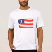 Patriotische amerikanische Flagge Tennis Shirt für (Vorderseite)