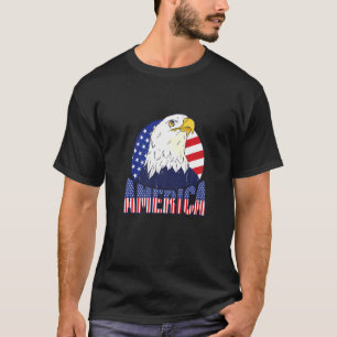 Patriotische amerikanische Flagge USA Freiheit Adl T-Shirt