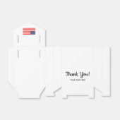 Patriotische amerikanische Flagge Zoll vielen Dank Geschenkschachtel (Ungefaltet)