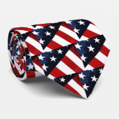 Patriotische amerikanische Flaggen-Krawatte Krawatte (Gerollt)