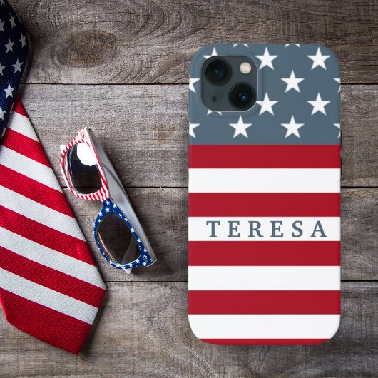 Patriotische amerikanische Flaggen US Flagge kunde Case-Mate iPhone Hülle