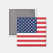 Patriotische amerikanische Flaggen US Flagge Magnet (Vorderseite/Rückseite)