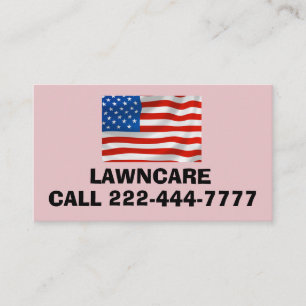 PATRIOTISCHE AMERIKANISCHE FLAGGENGESCHÄFTSKARTE P VISITENKARTE