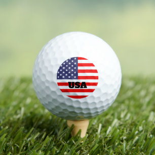 Patriotische amerikanische Flaggengolfbälle mit Ih Golfball