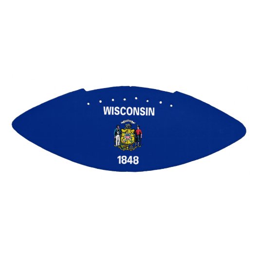 Patriotische amerikanische Fußball-Wisconsin-Staat Football (Panel)