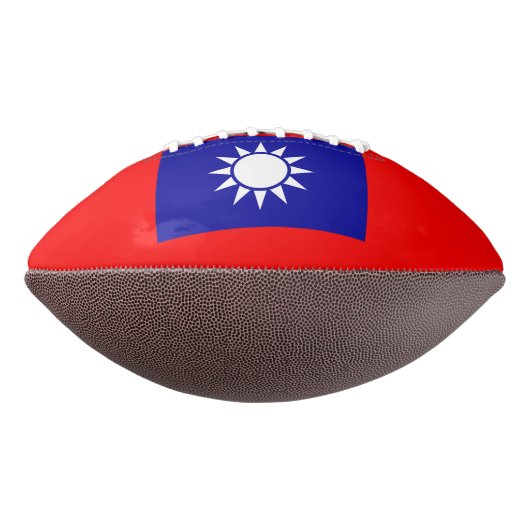Patriotische amerikanische Fußballflagge in Taiwan Football (Gedreht 270)
