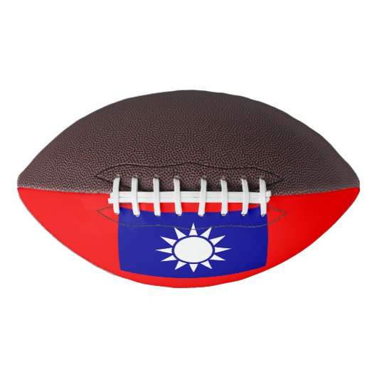 Patriotische amerikanische Fußballflagge in Taiwan Football (Vorderseite)