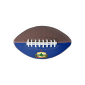 Patriotische amerikanische Fußballvermont-Flagge Football (Vorderseite)