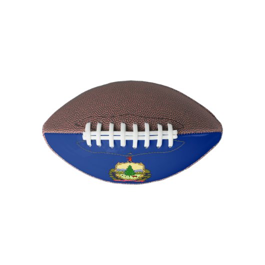 Patriotische amerikanische Fußballvermont-Flagge Football (Vorderseite)