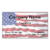 Patriotische amerikanische Geschäftsmagnete Magnetische Visitenkarte (Vorderseite)