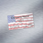 Patriotische amerikanische Geschäftsmagnete Magnetische Visitenkarte (Beispiel)