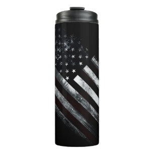 Patriotische amerikanische Industrieflagge Thermosbecher