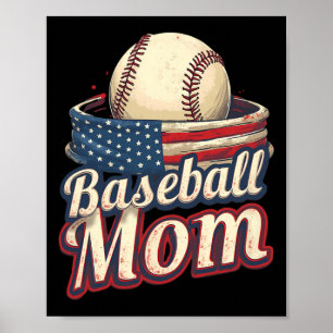 Patriotische amerikanische Mutter Bysebyll Poster