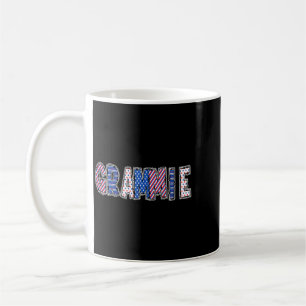 Patriotische amerikanische Oma Grammie Amerika Dam Kaffeetasse