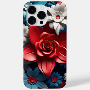 PATRIOTISCHE AMERIKANISCHE ROT WEISSE BLAUE BLUME Case-Mate iPhone 14 PRO MAX HÜLLE
