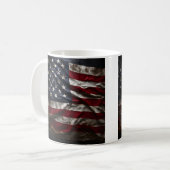 Patriotische amerikanische Tasse (Vorderseite Links)