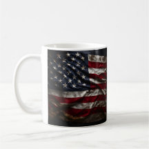 Patriotische amerikanische Tasse