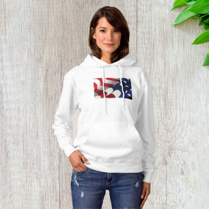 Patriotische amerikanische US Flagge für Flaggenge Hoodie