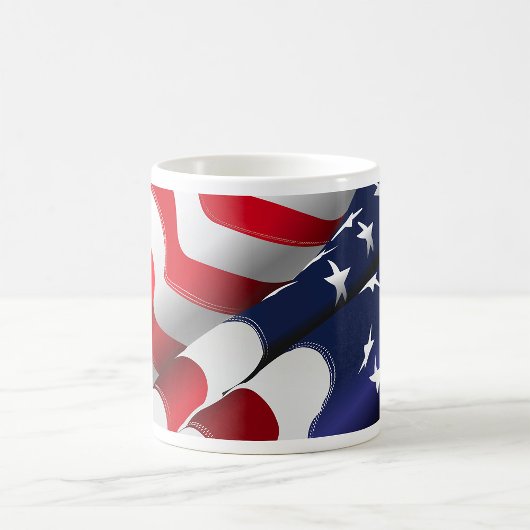 Patriotische amerikanische US Flagge für Flaggenge Kaffeetasse