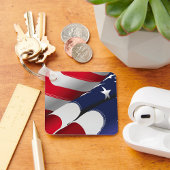 Patriotische amerikanische US Flagge für Flaggenge Schlüsselanhänger