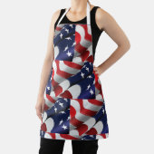 Patriotische amerikanische US Flagge für Flaggenge Schürze (InSitu)