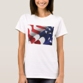 Patriotische amerikanische US Flagge für Flaggenge T-Shirt (Vorderseite)