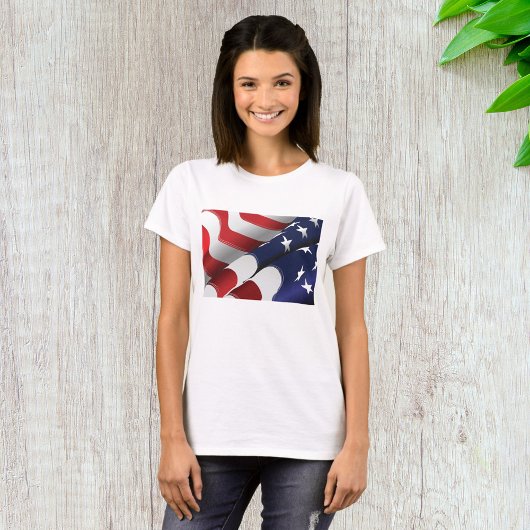 Patriotische amerikanische US Flagge für Flaggenge T-Shirt