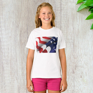 Patriotische amerikanische US Flagge für Flaggenge T-Shirt