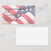 Patriotische amerikanische Visitenkarten Visitenkarte (Vorne/Hinten)