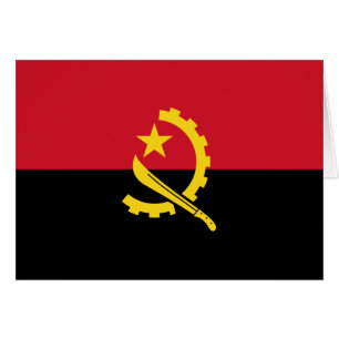 Patriotische angolanische Flagge