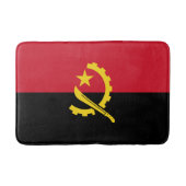 Patriotische angolanische Flagge Badematte (Vorderseite)