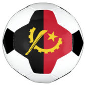 Patriotische angolanische Flagge Fußball (Gedreht)