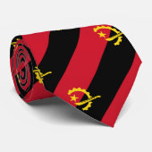 Patriotische angolanische Flagge Krawatte (Gerollt)