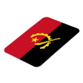 Patriotische angolanische Flagge Magnet (Linke Seite)