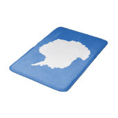 Patriotische Antarktis-Flagge Badematte (Schrägansicht)