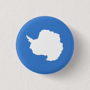 Patriotische Antarktis-Flagge Button